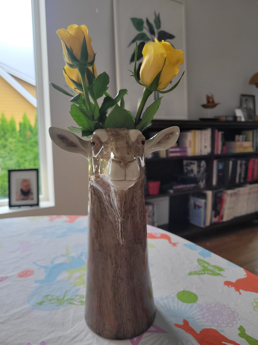 Customer photo review of Blomstervase - Geit