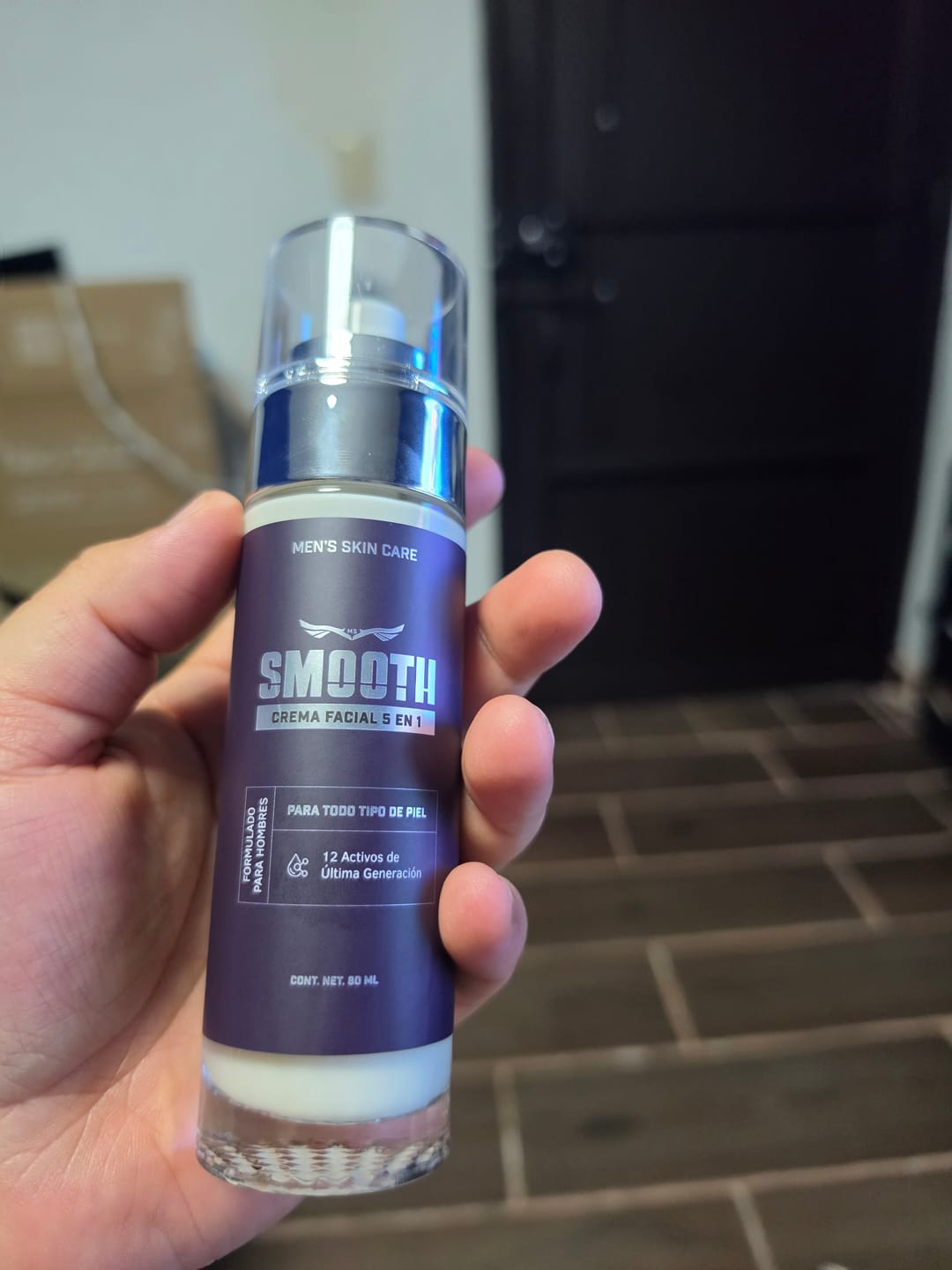 Customer photo review of Crema Facial 5 en 1