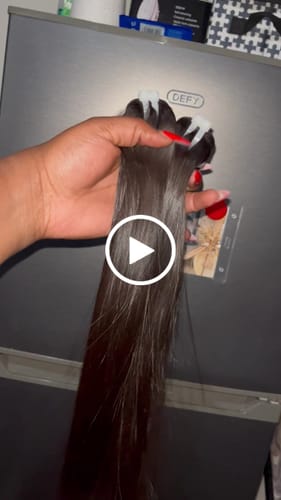 Customer video review of Vietnamese Super Double Drawn Bone Straight Doner Natural Bundles