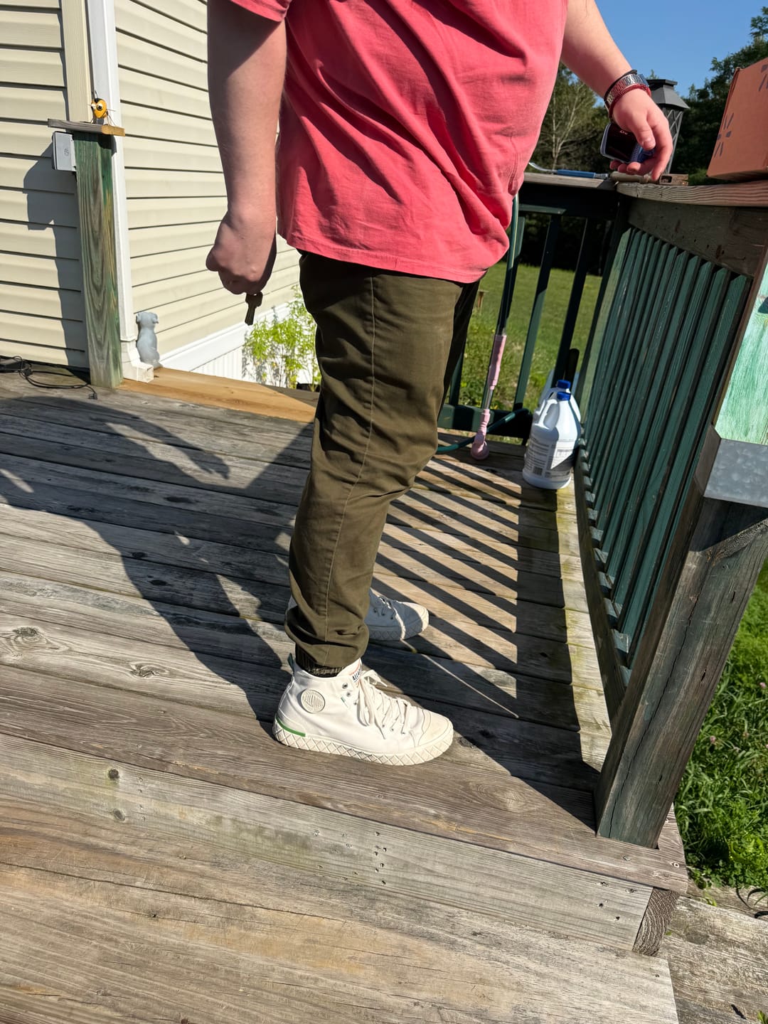Customer photo review of 79142-180-M | PALLA ACE CHUKKA ORGANIC | CREAM WHITE