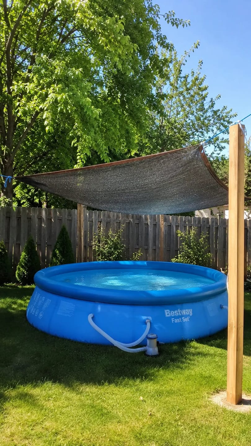 Customer photo review of Zonbescherming Pro – Premium zonbeschermingsnet voor terras & tuin