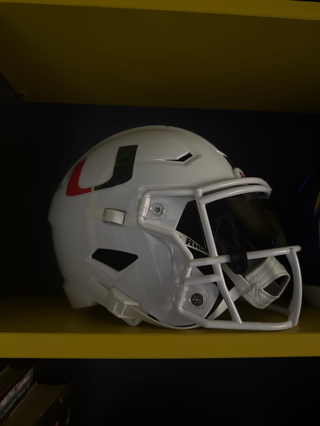 Customer photo review of Miami Hurricanes Riddell SpeedFlex Mid-Size MIDI Helmet