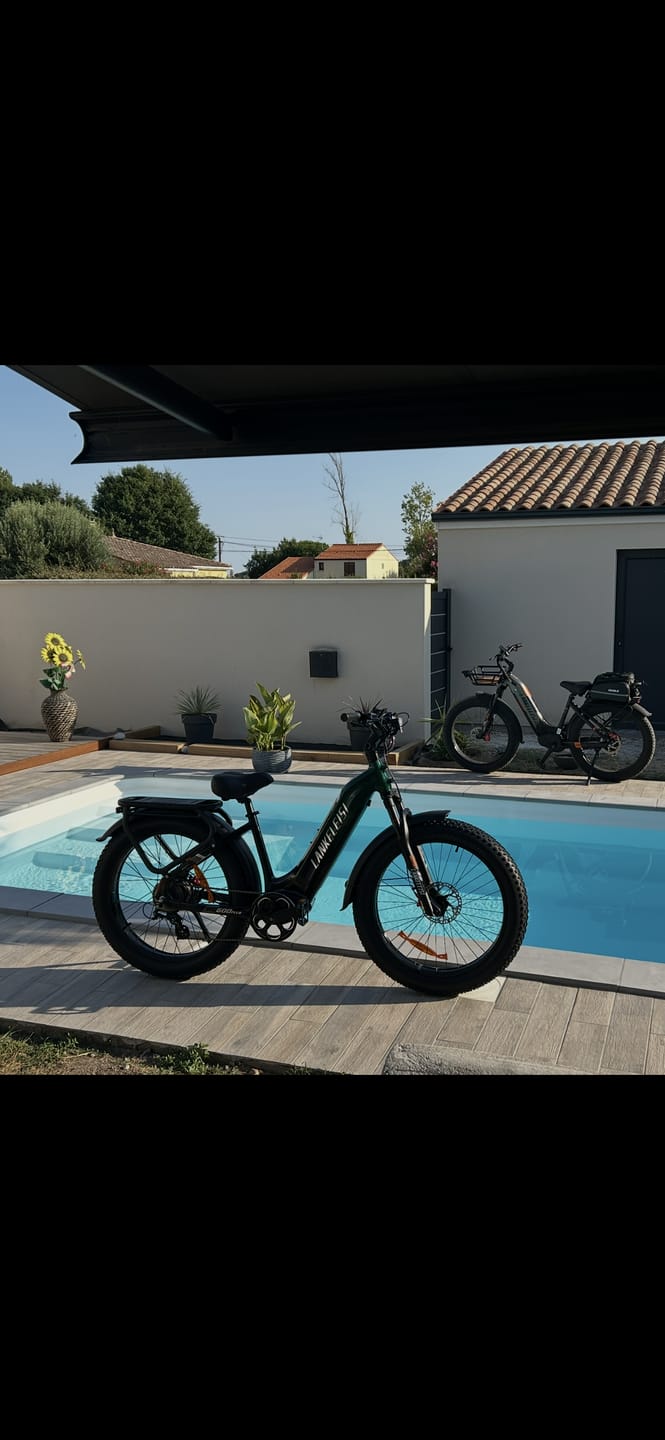 Customer photo review of Lankeleisi MG600 Plus 26" Fat Bike 960Wh All Terrain SUV E-Bike with Switchable Sensor 48V 20Ah Battery