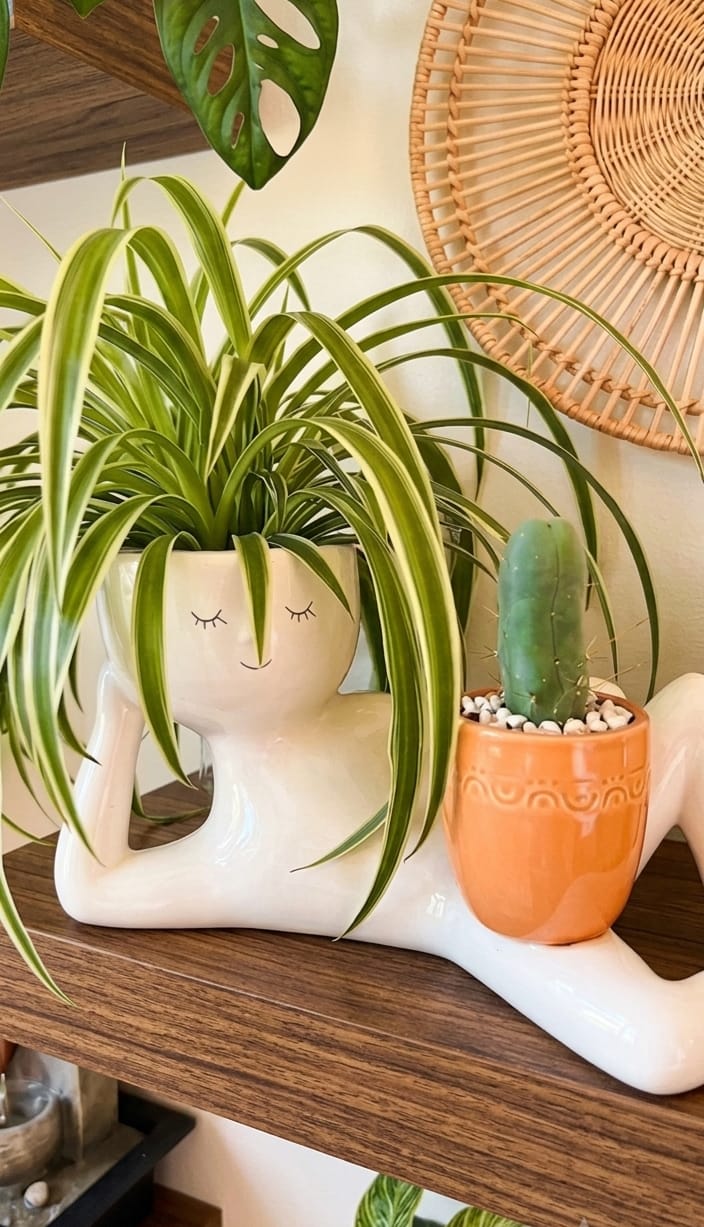 Customer photo review of Maceta Figura Tumbada