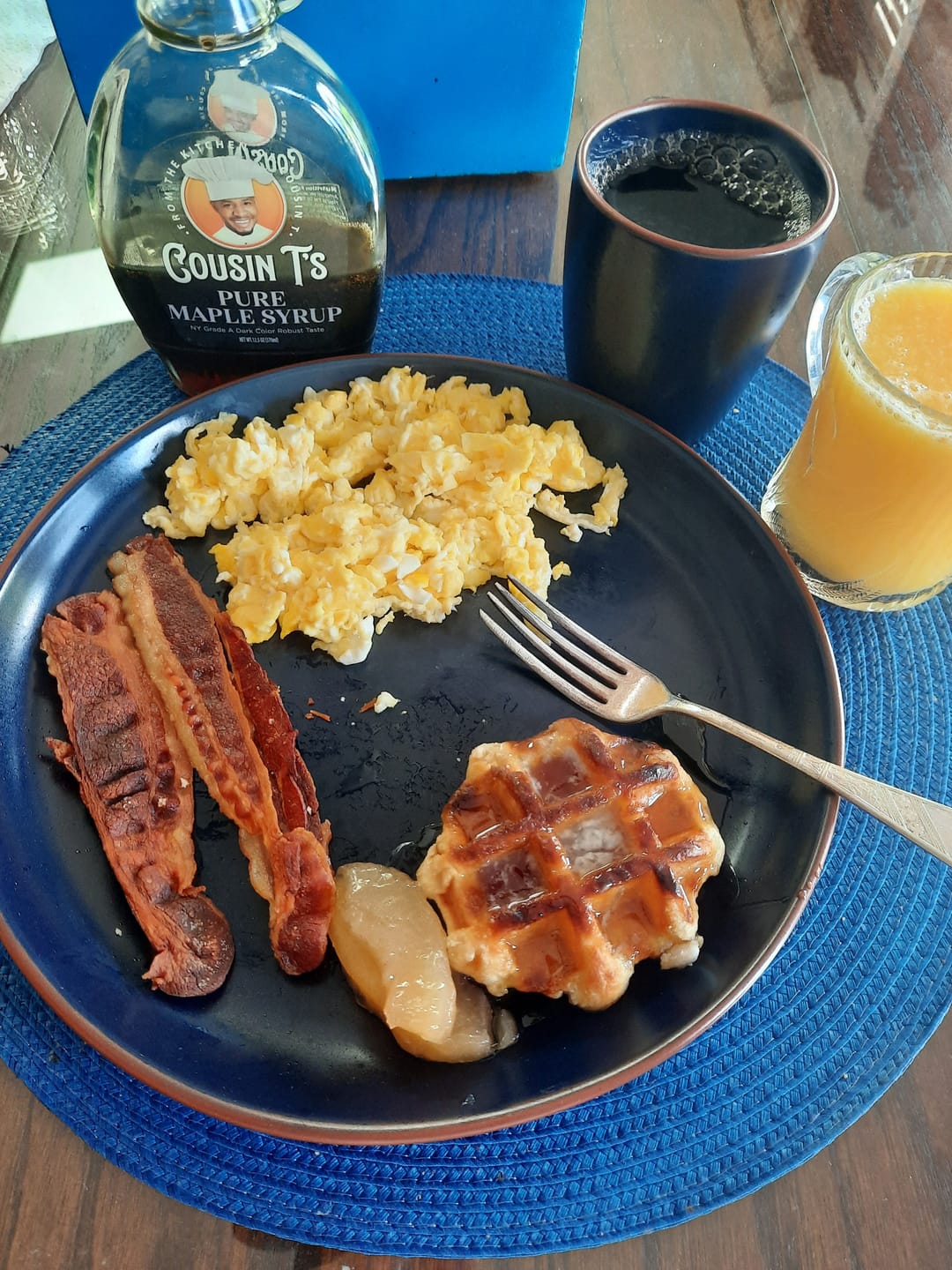 Customer photo review of Cousin T's Pure Maple Syrup