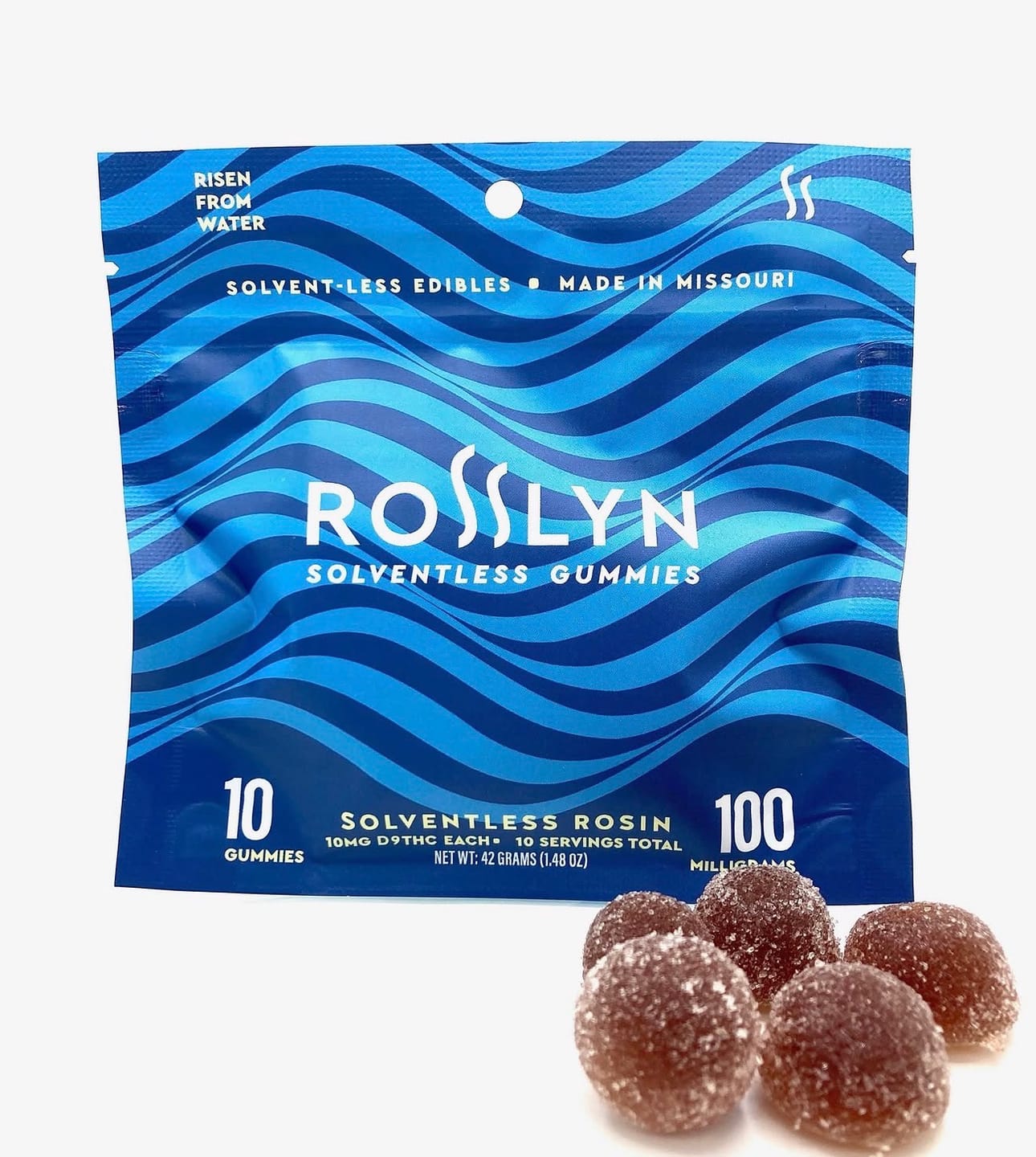 Customer photo review of Solventless Live Rosin Gummies