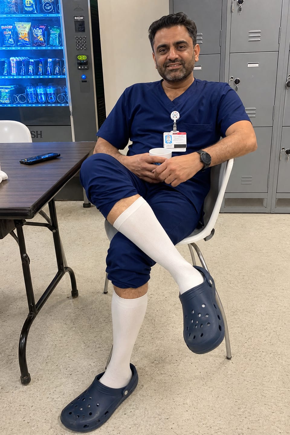 Customer photo review of Compression Socks for Men Everyday