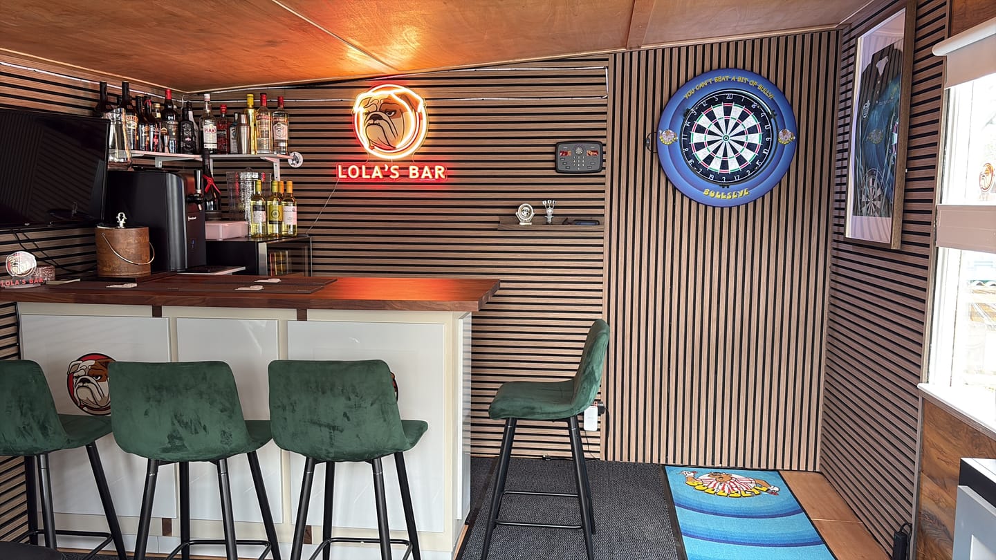 Customer photo review of LOLA'S BAR | LED Neon Sign