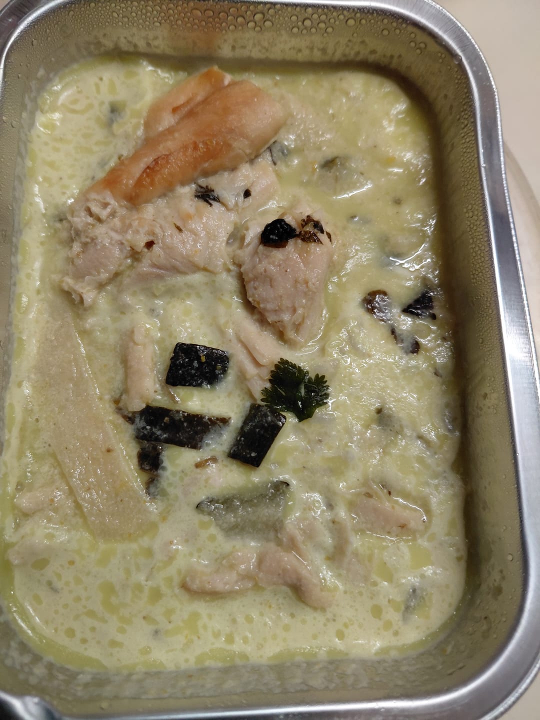 Customer photo review of Thai Green Chicken Curry with Rice