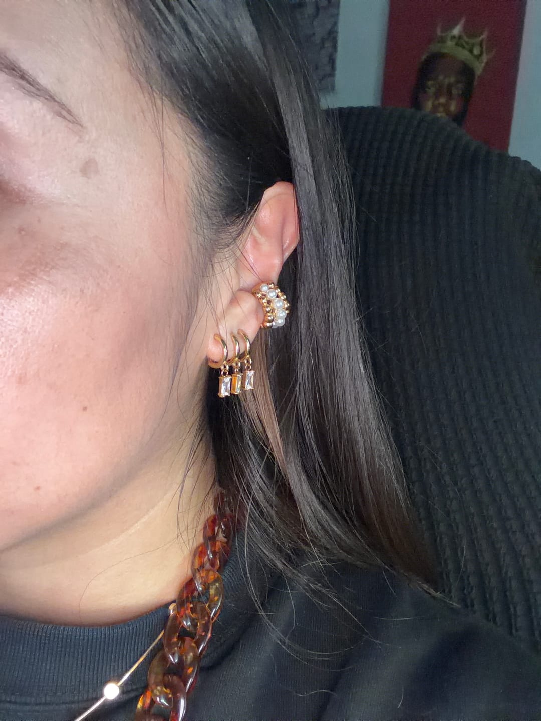 Customer photo review of Ear Cuff Myriel