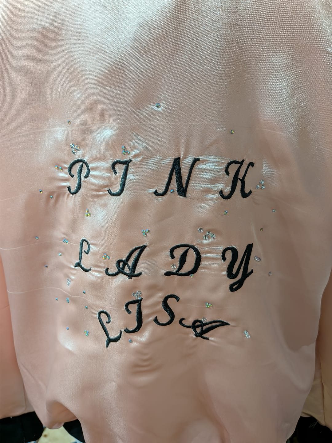 Customer photo review of Liquid Satin Fabric