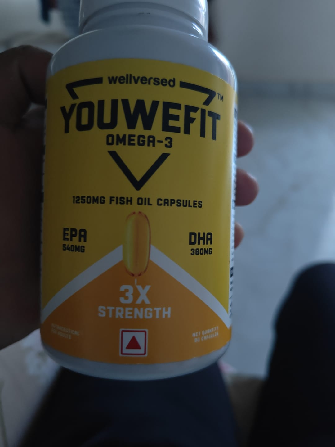Customer photo review of YouWeFit Omega-3 Fish Oil (90 Capsules), 1250mg