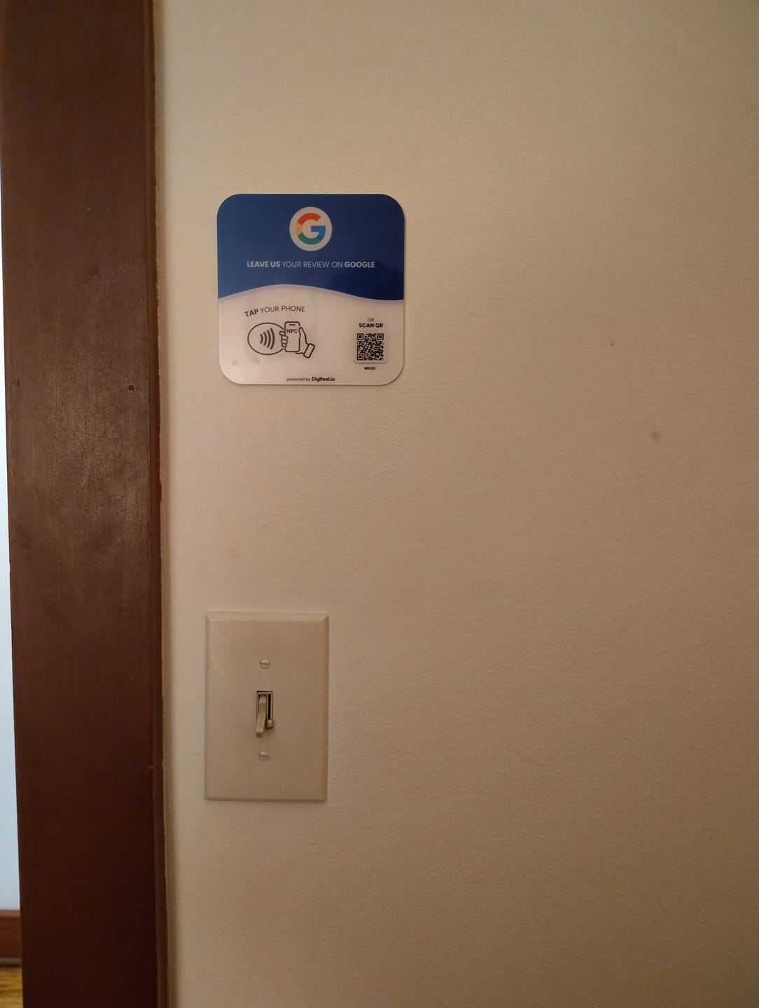 Customer photo review of Google Reviews - Plate