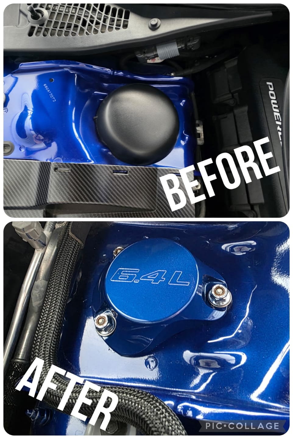 Customer photo review of ABD Strut Tower Covers 2005-2023 Challenger/Charger