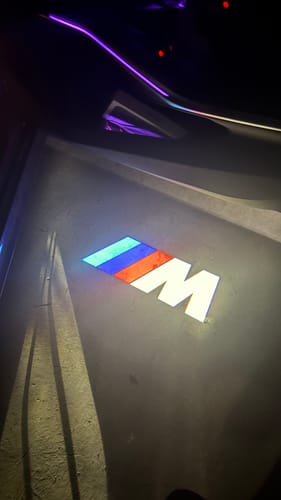 Customer photo review of BMW G SERIES DOOR LIGHTS