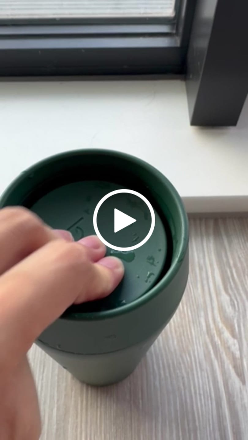 Customer video review of bru Ceramic Travel Mug