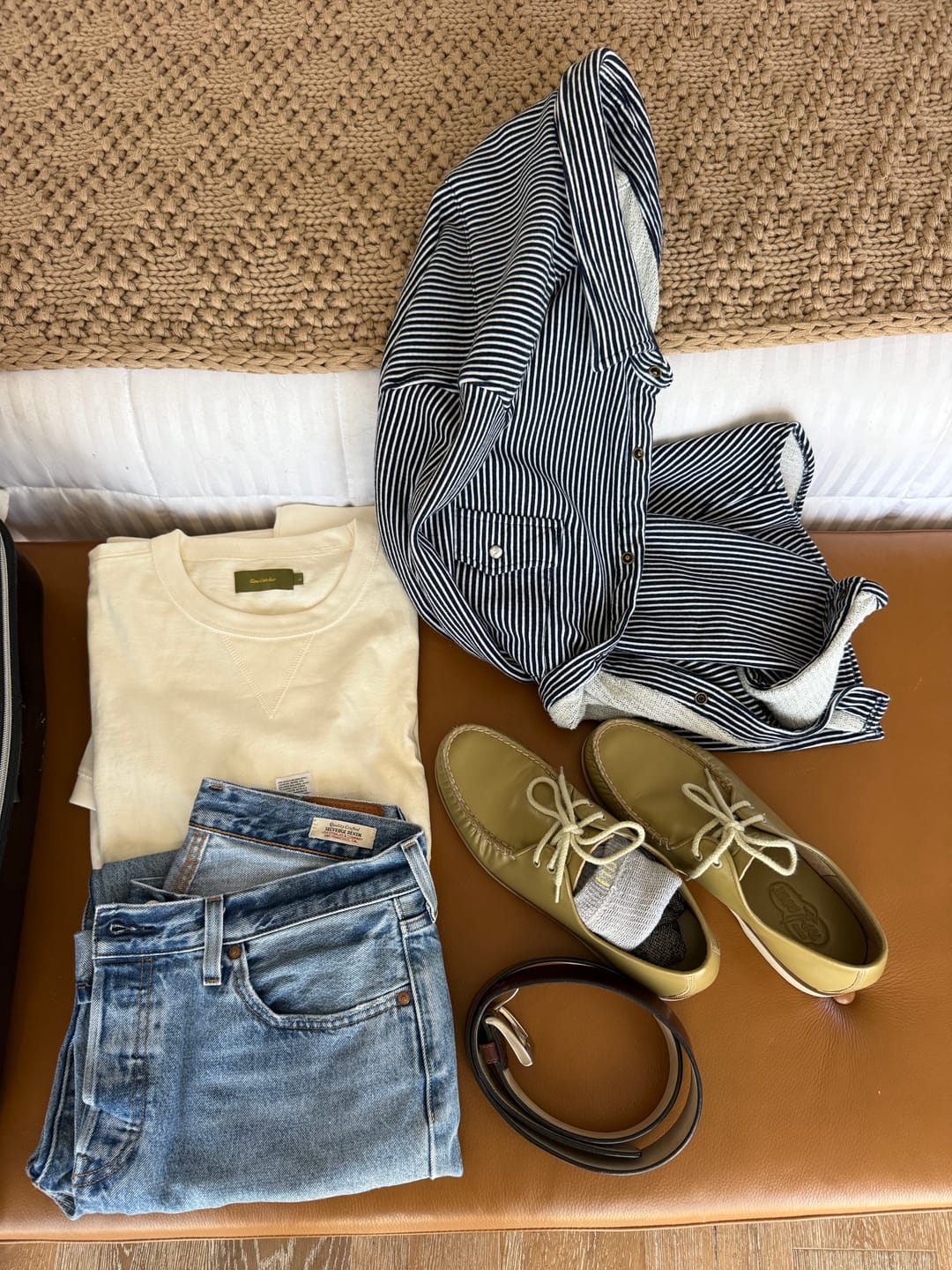 Customer photo review of 1950s V-Gusset Cotton T-Shirt