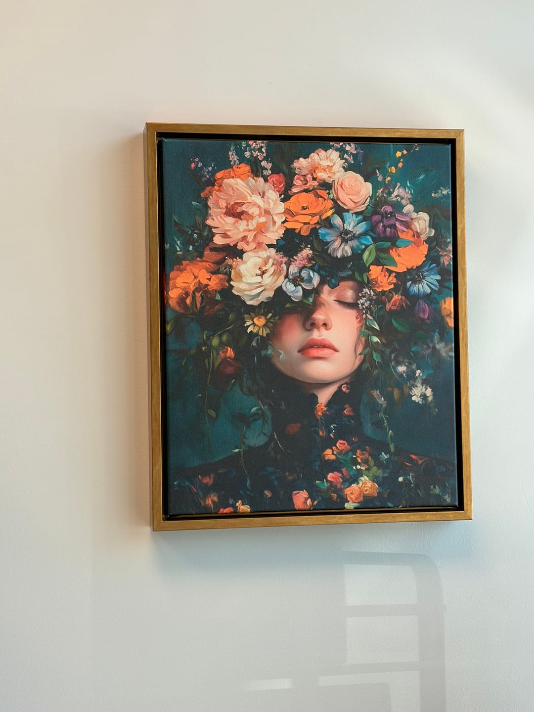 Customer photo review of Victorian Flowers Print