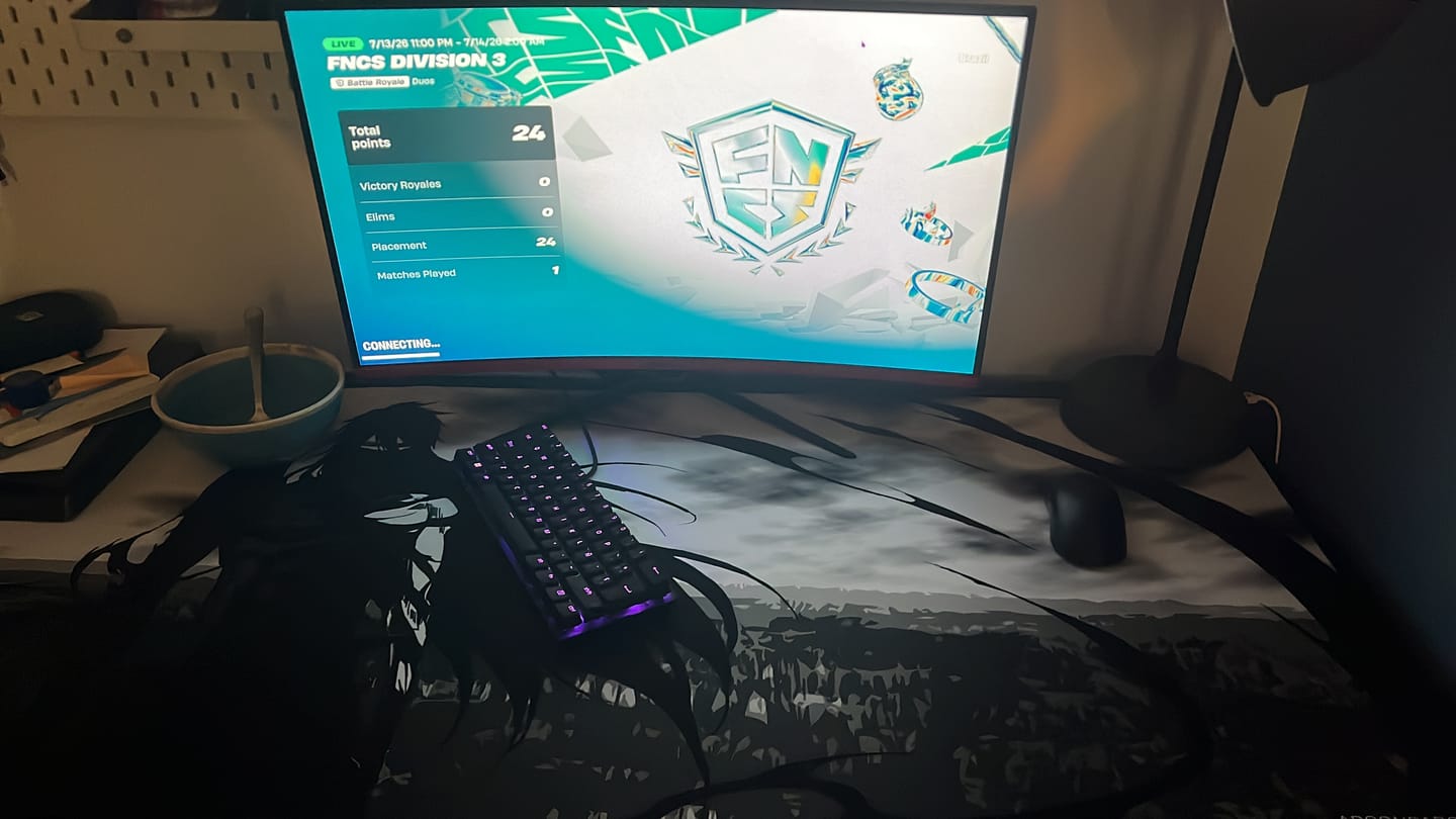 Customer photo review of Customizable Gaming Mousepad