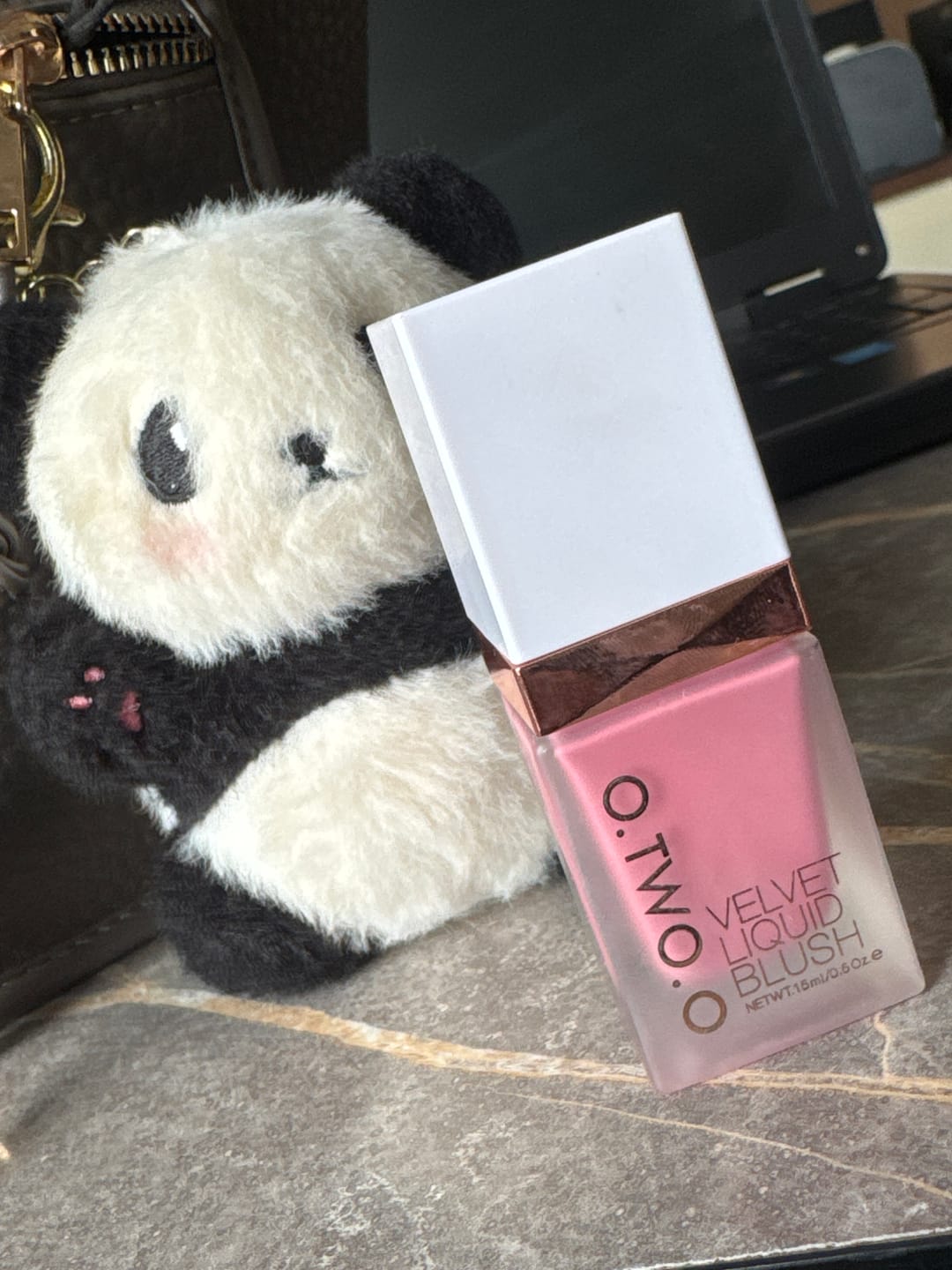 Customer photo review of O.TWO.O LIQUID BLUSH