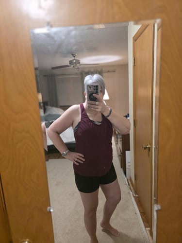 Customer photo review of Emoswim - 3 Piece Tankini Swimsuits for Women Tummy Control Bathing Suits