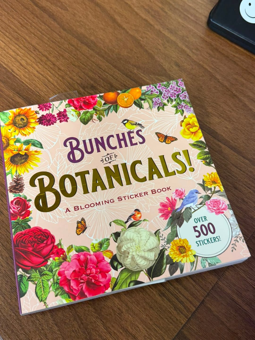 Customer photo review of Libro de Stickers Bunches of Botanicals