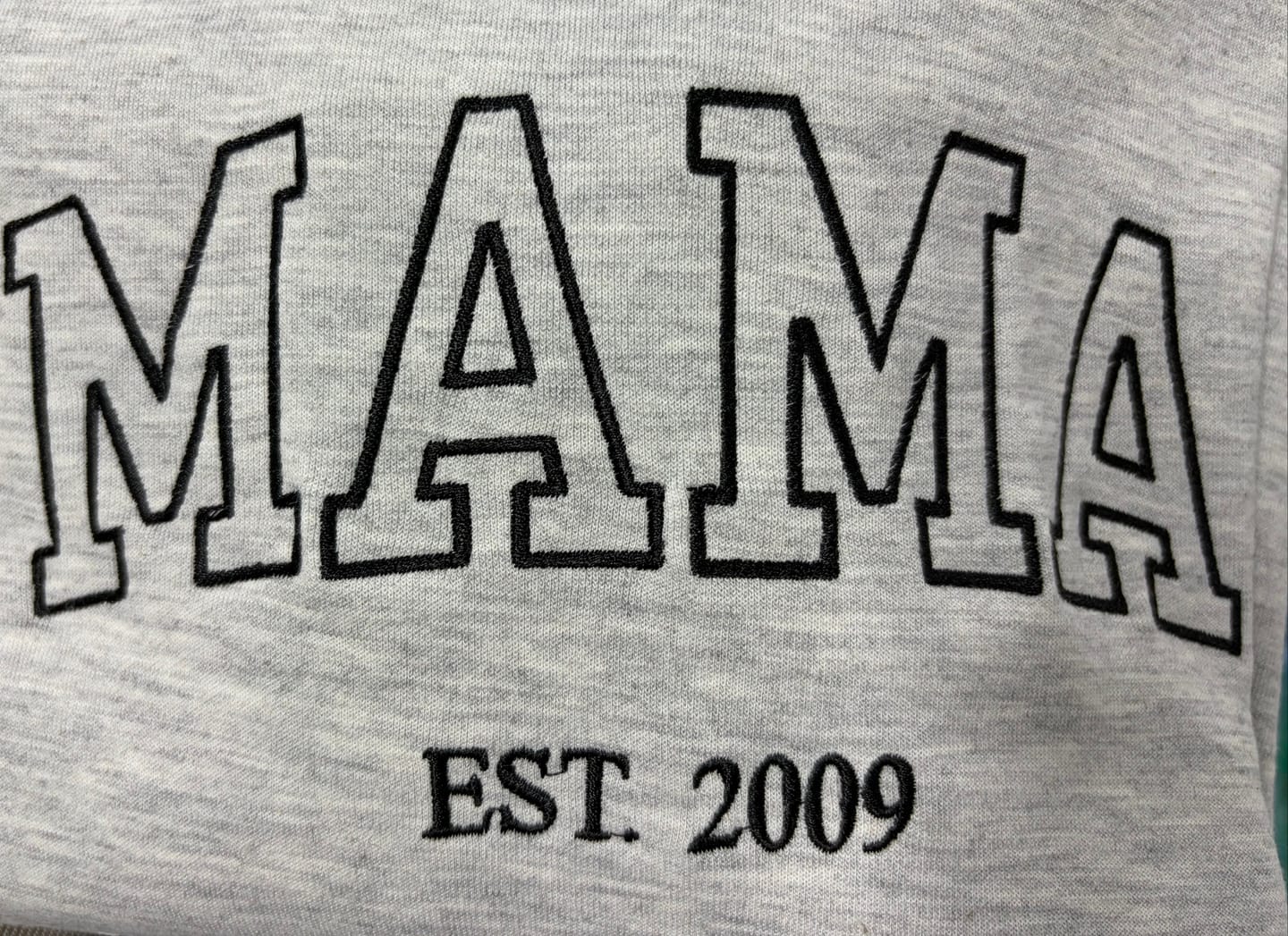 Customer photo review of Custom Embroidered Comfort Colors Grandma and Grandpa Sweatshirt, Gift for Grandma/Grandpa