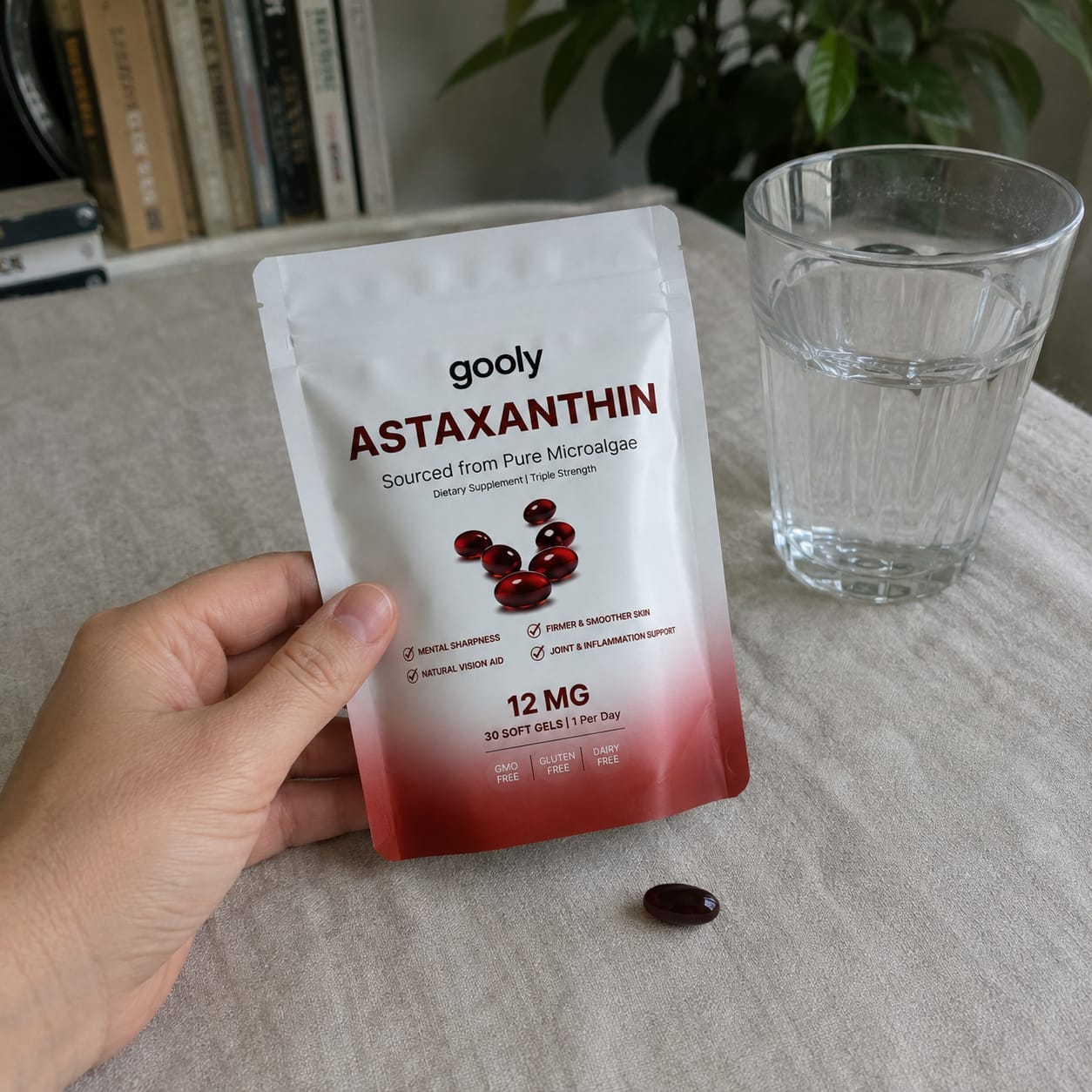 Customer photo review of Astaxantina 12 mg