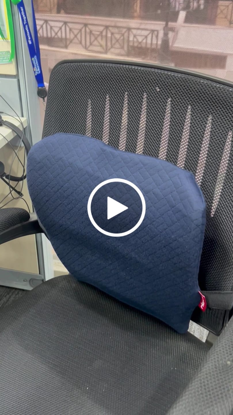 Customer video review of Ruf- Full back Support Pillow