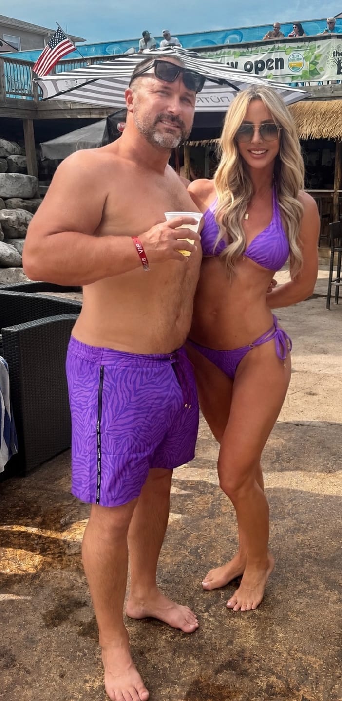 Customer photo review of Neon Orchid Electric Bikini Bottom