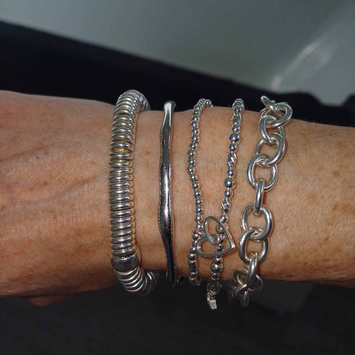Customer photo review of Bamboo Bangle