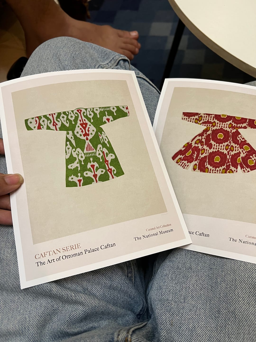 Customer photo review of Ceremonial Stitches Boho Art Print