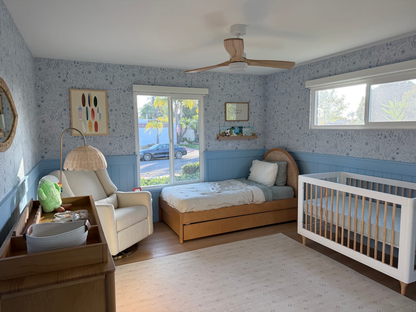 Customer photo review of Delmar Wallpaper by Hufton Studio