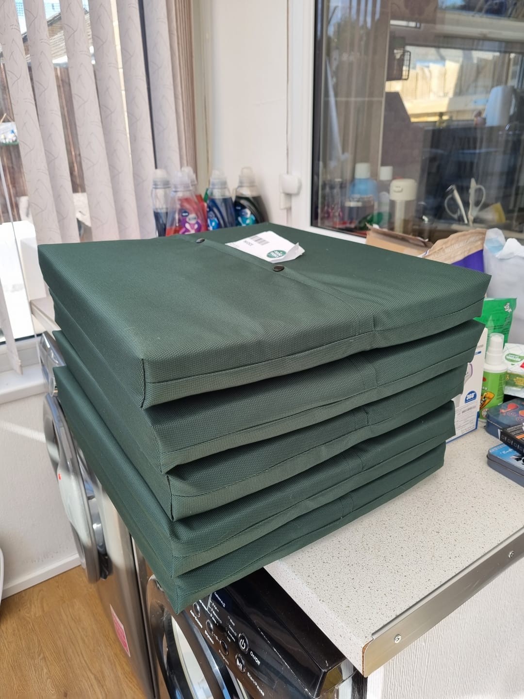 Customer photo review of Plain Textured Waterproof Polyester Fabric