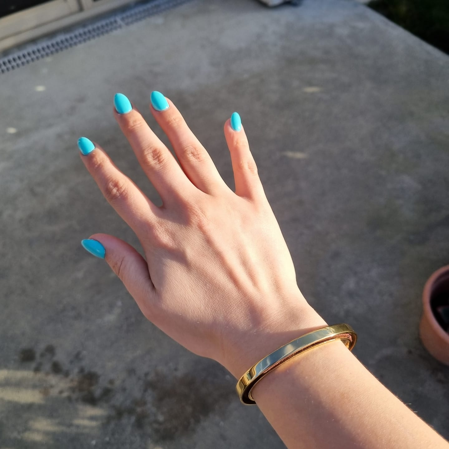 Customer photo review of Hair-tie Hider Cuff Bracelet