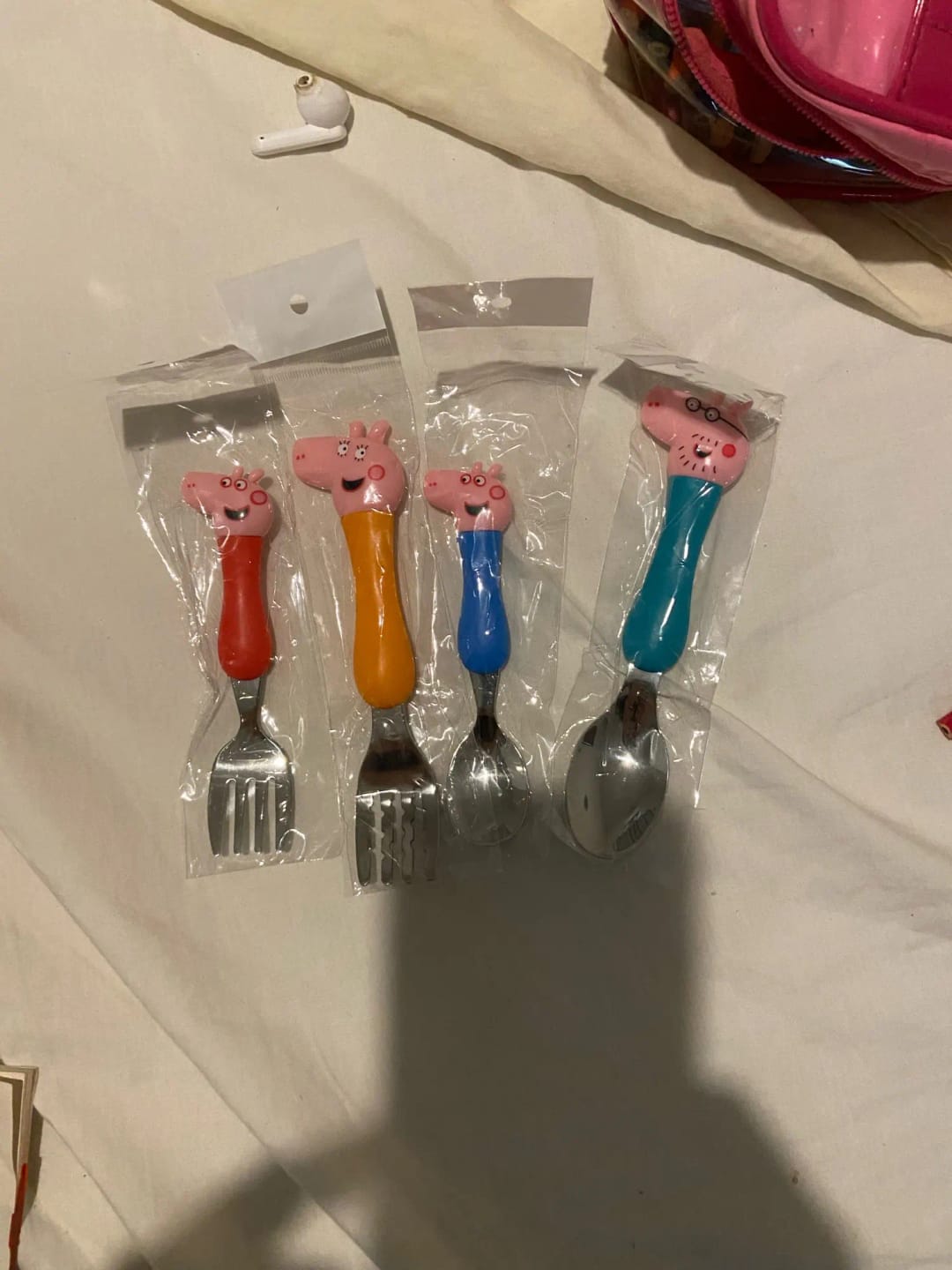 Customer photo review of Peppa Pig Cutlery Set