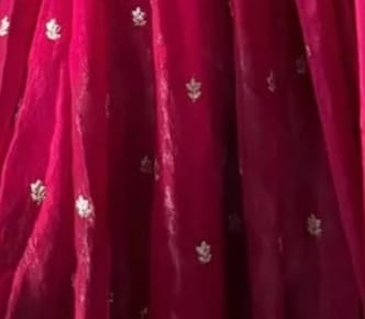 Customer photo review of Ruby Elegant Fandy Silk Anarkali Suit Set