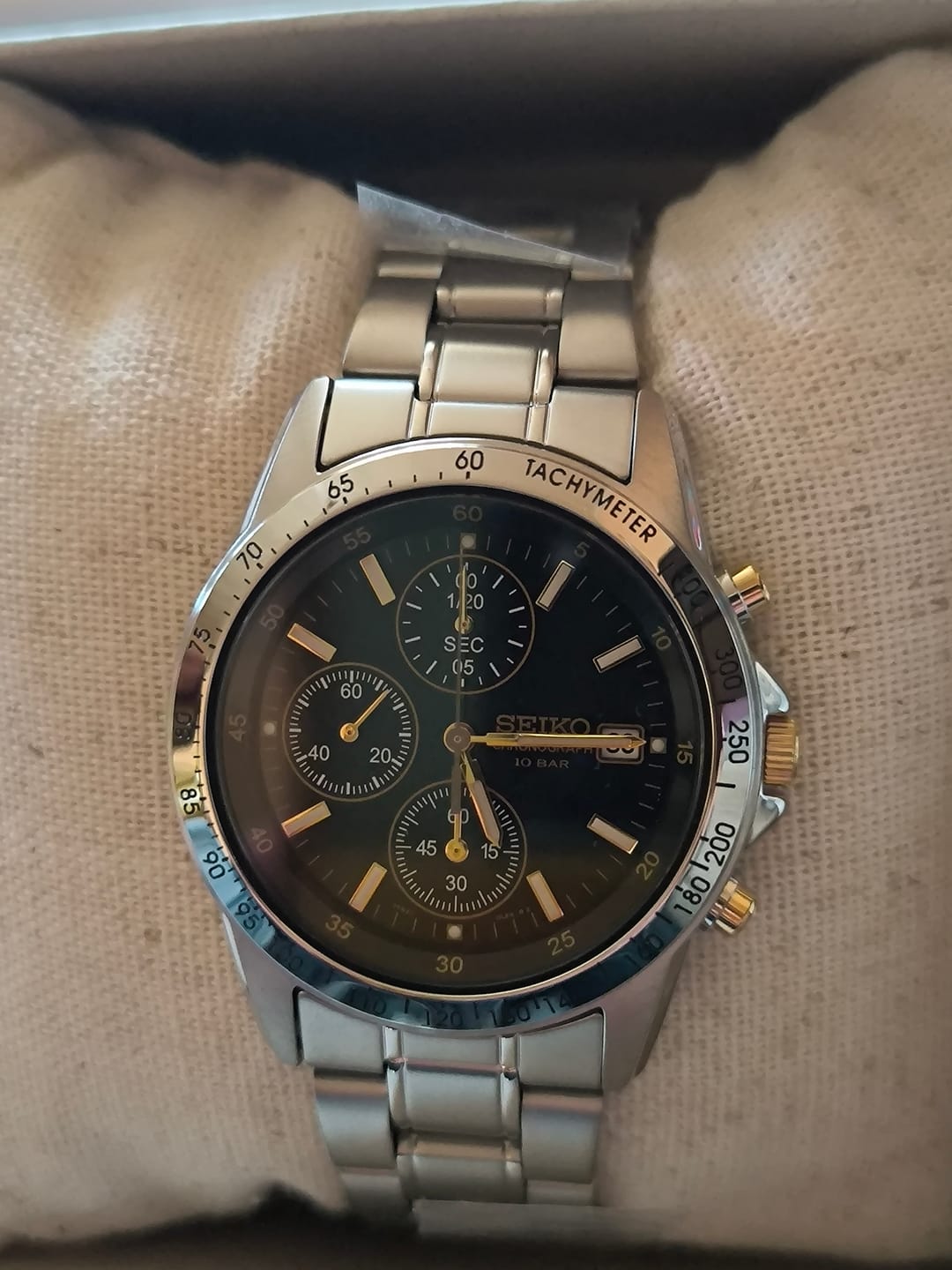 Customer photo review of Reloj Seiko SBTQ043 Chronograph Quartz 38,5mm JDM