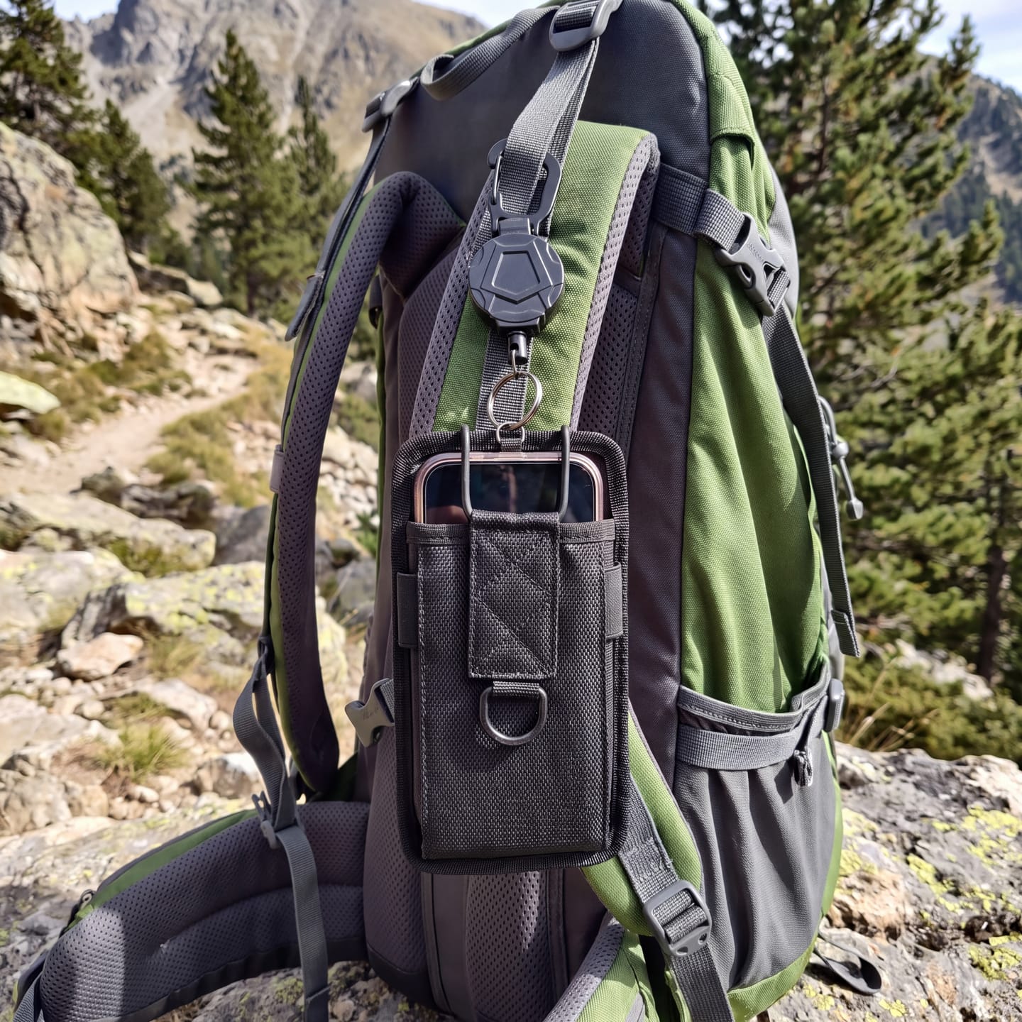 Customer photo review of PhoneZip Pro | Handysicherung Outdoor