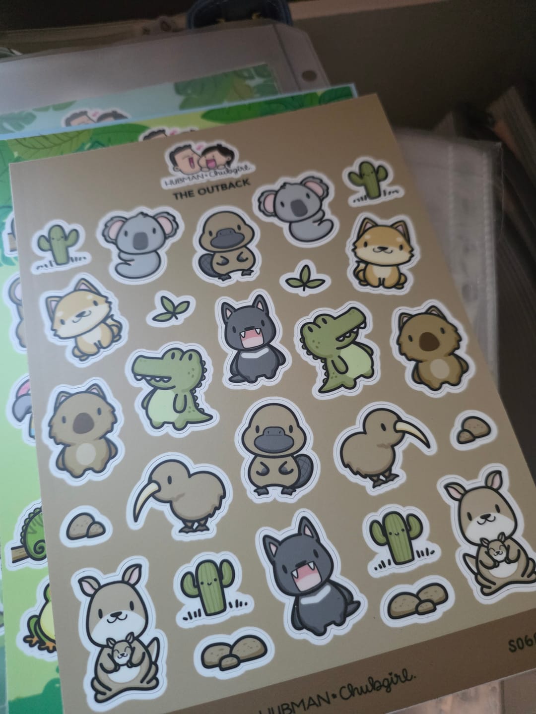 Customer photo review of The Outback Sticker Sheet