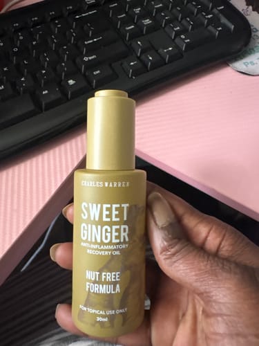 Customer photo review of [Nut-Free] Sweet Ginger Dry Oil for Sensitive Skin