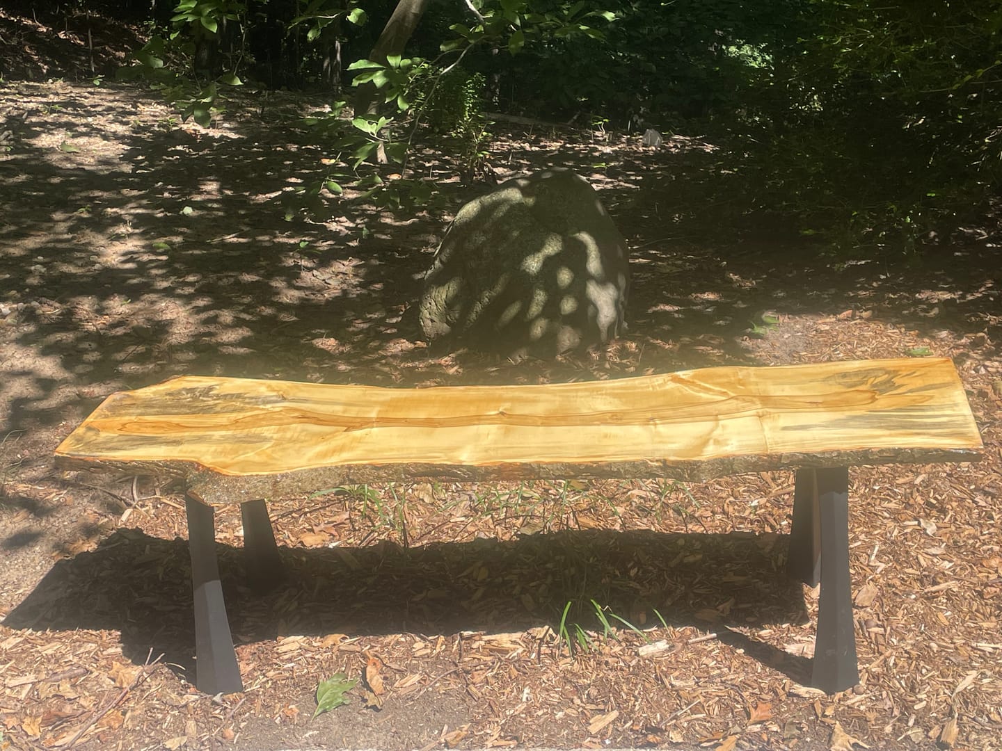 Customer photo review of Bench Legs 116 Nura 16.2" H Minimalist Modern Style