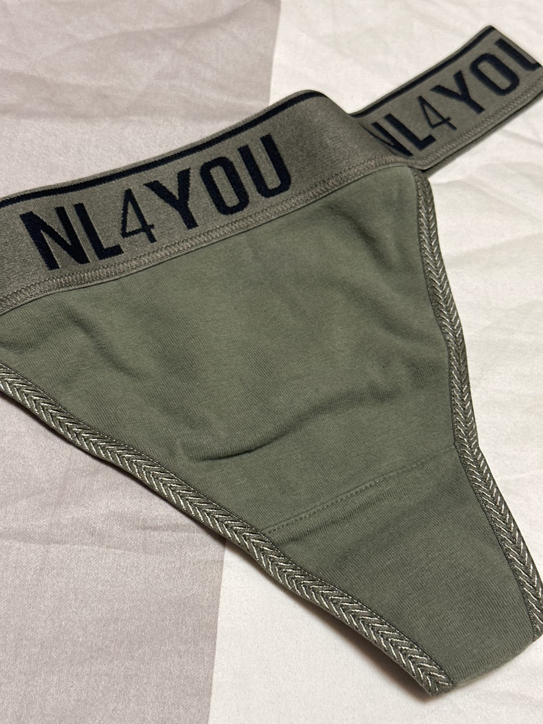 Customer photo review of Khaki Green - Памучни прашки / бикини