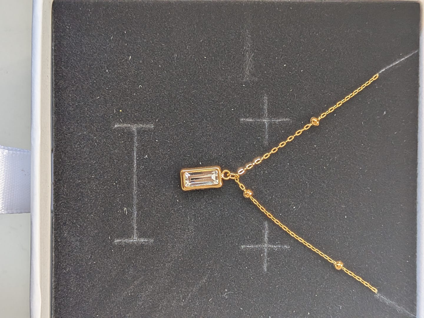 Customer photo review of Collier en Cristal