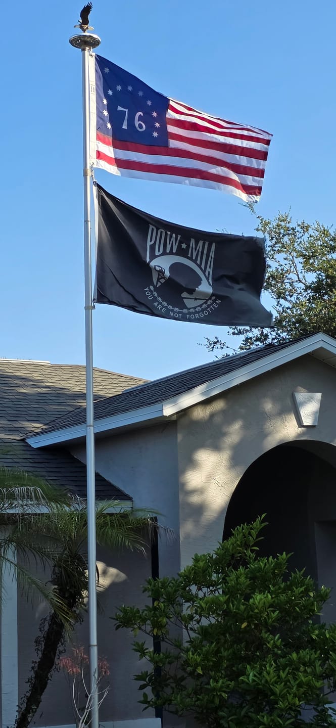 Customer photo review of 3' x 5' Bennington Flag