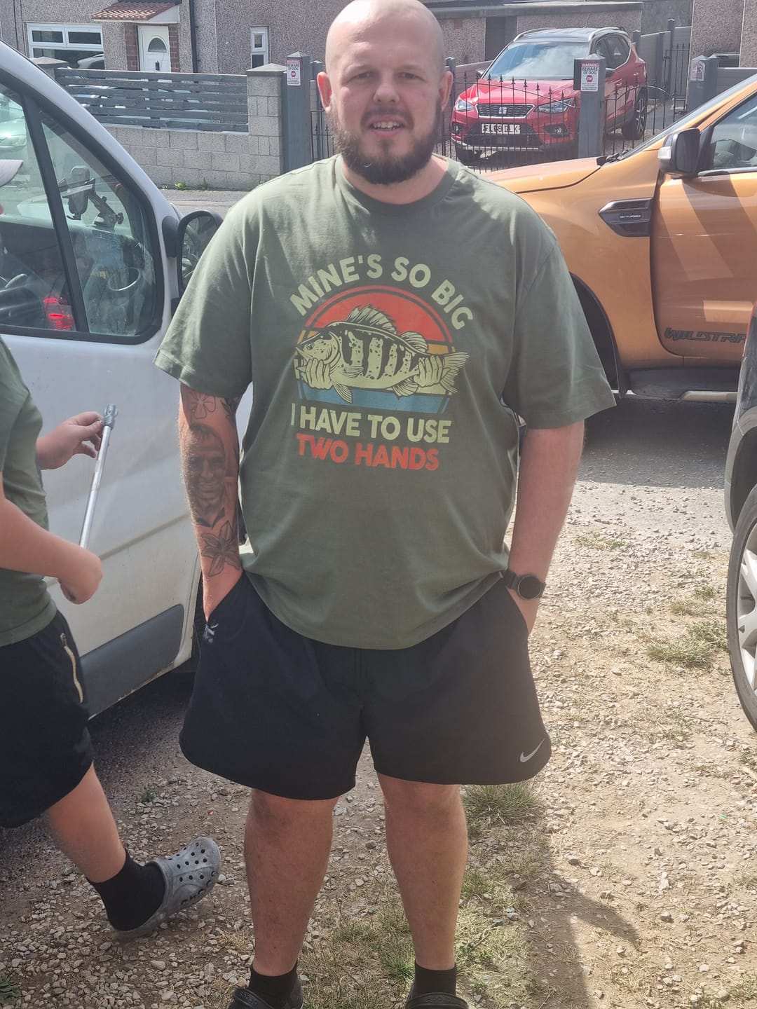 Customer photo review of Mine's Big Use  T-Shirt