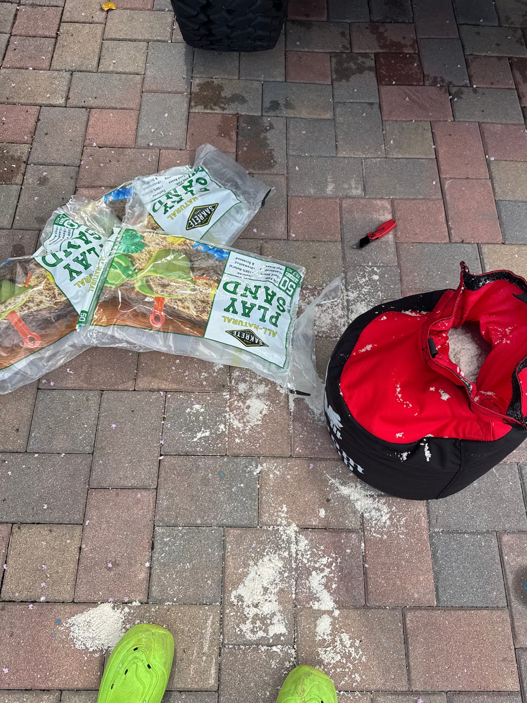 Customer photo review of Strongman Sandbag