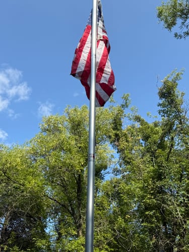 Customer photo review of 3' x 5' American Flag