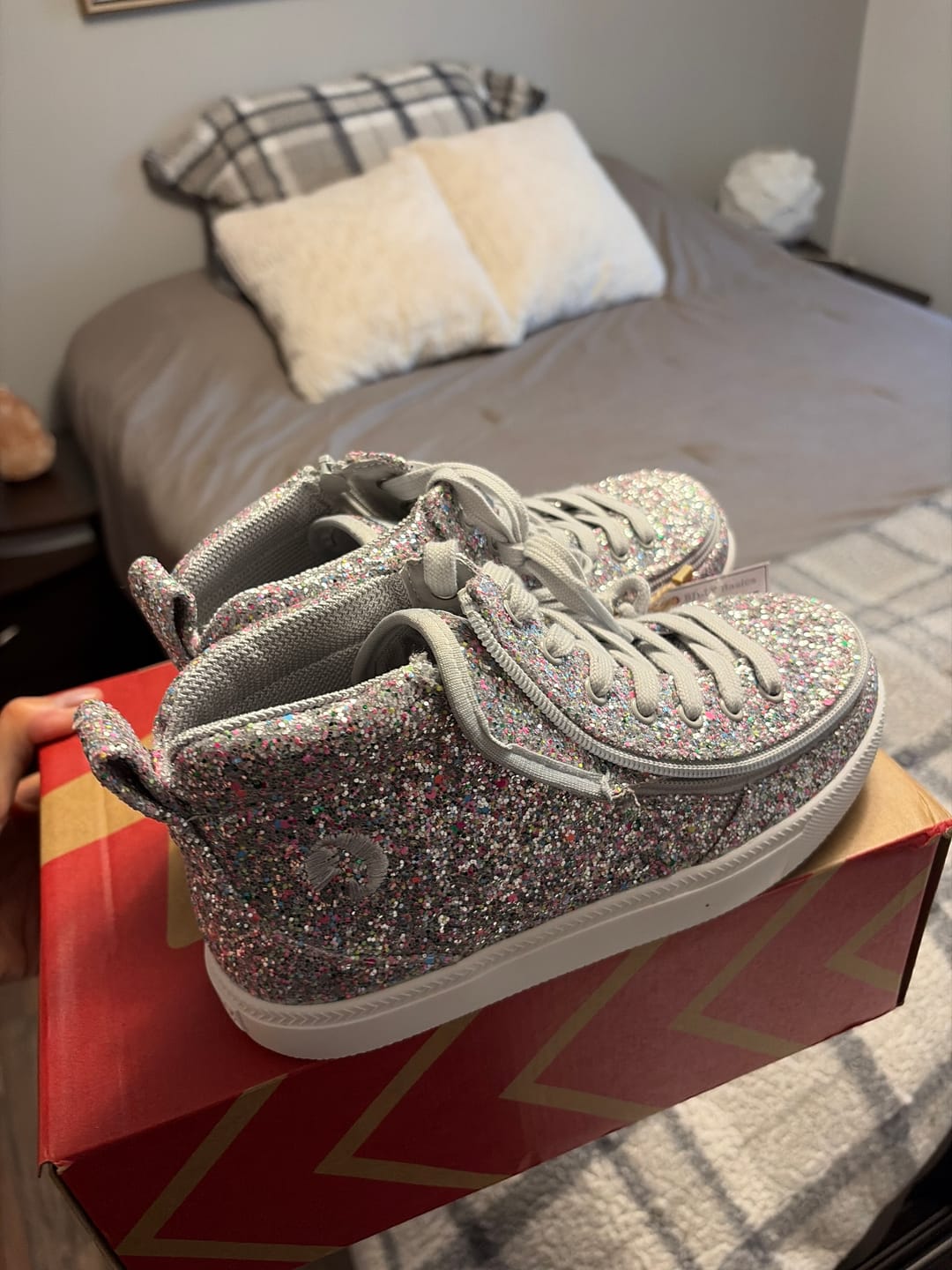 Customer photo review of Silver Multi Glitter BILLY Classic D|R II High
