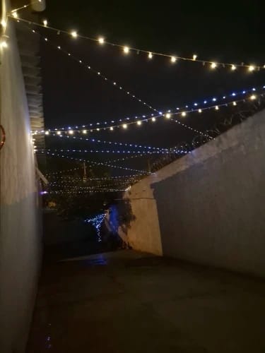 Customer photo review of Wasserdichte LED Solar Lichterkette für Garten Terrasse und Hochzeit